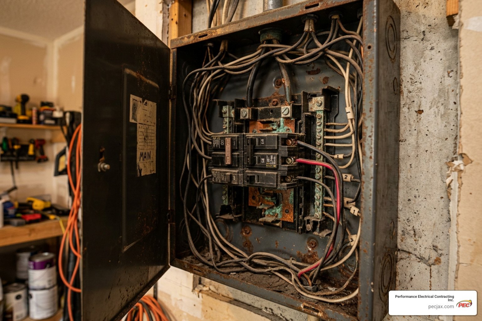 common electrical code violations Florida homes